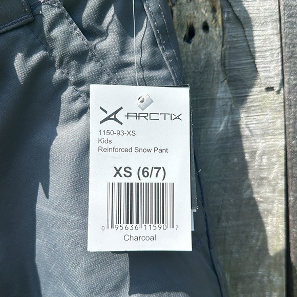 NWT unisex Reinforced Arctix Snowpant size Small 6/7 - Picture 5 of 8